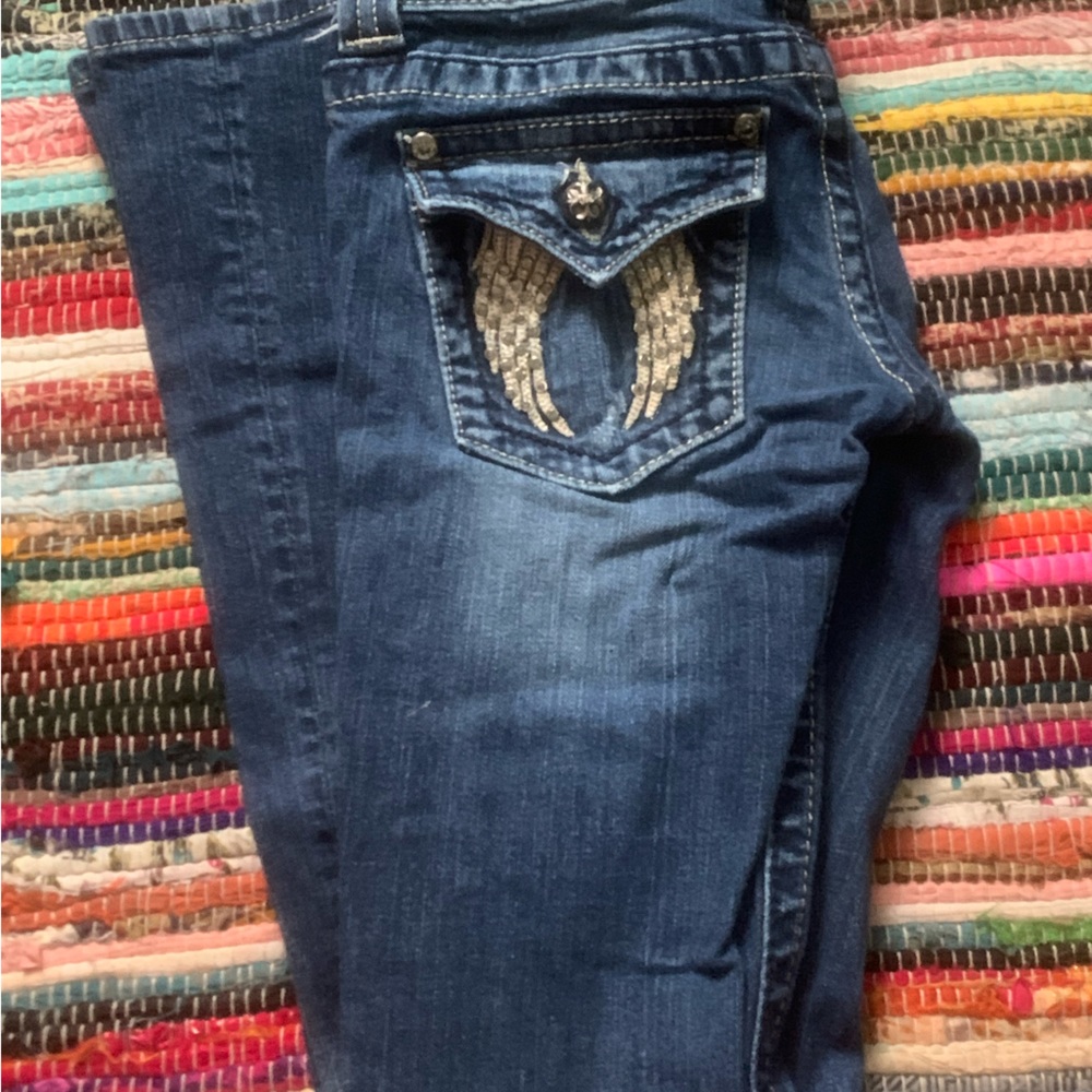 Selling vintage Miss Me low rise, bootcut jeans